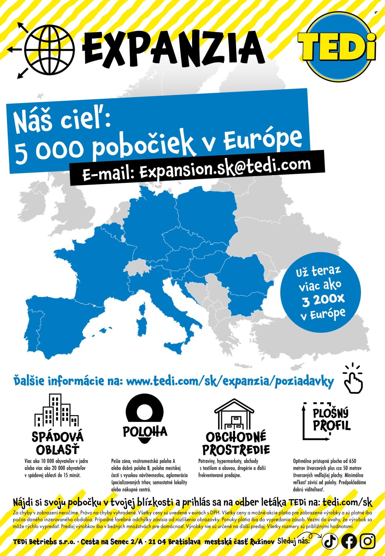 Leták TEDi. Strana 22