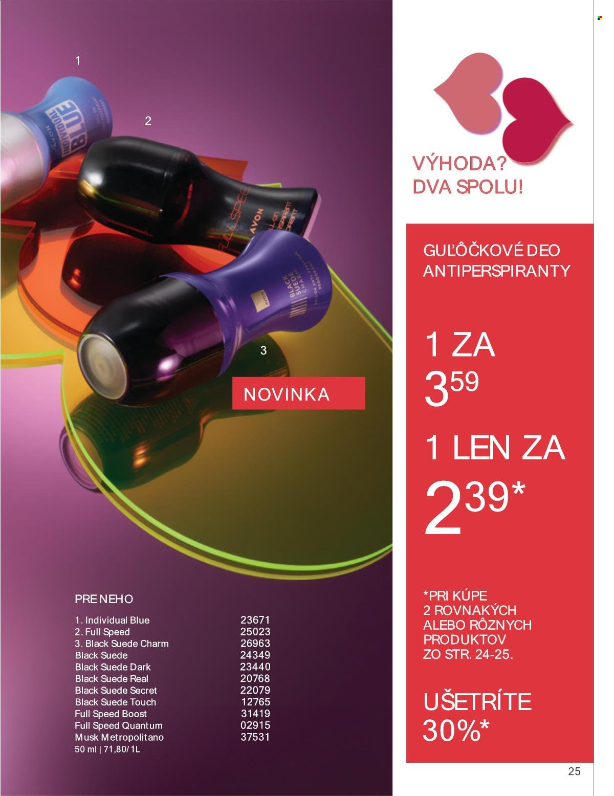 Leták Avon - 1.2.2025 - 28.2.2025. Strana 25