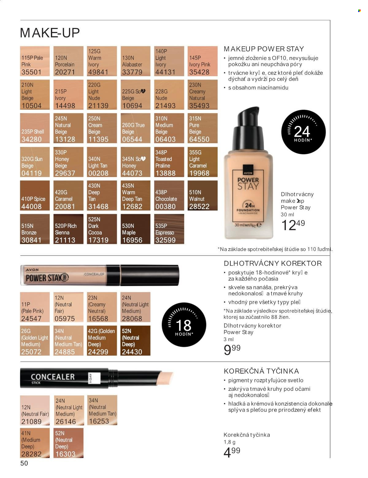 Leták Avon - 1.2.2025 - 28.2.2025. Strana 50