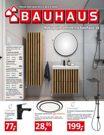 Leták Bauhaus - 3.2.2025 - 2.3.2025.