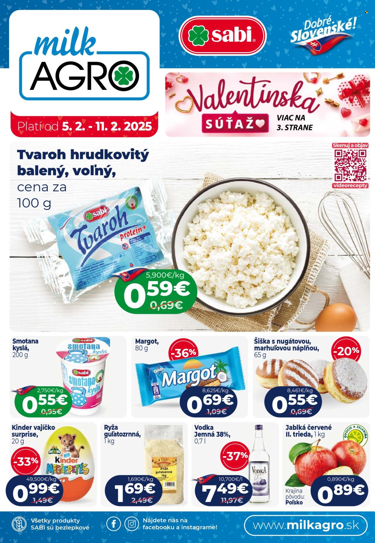 Leták Milk AGRO - 5.2.2025 - 11.2.2025. Strana 1