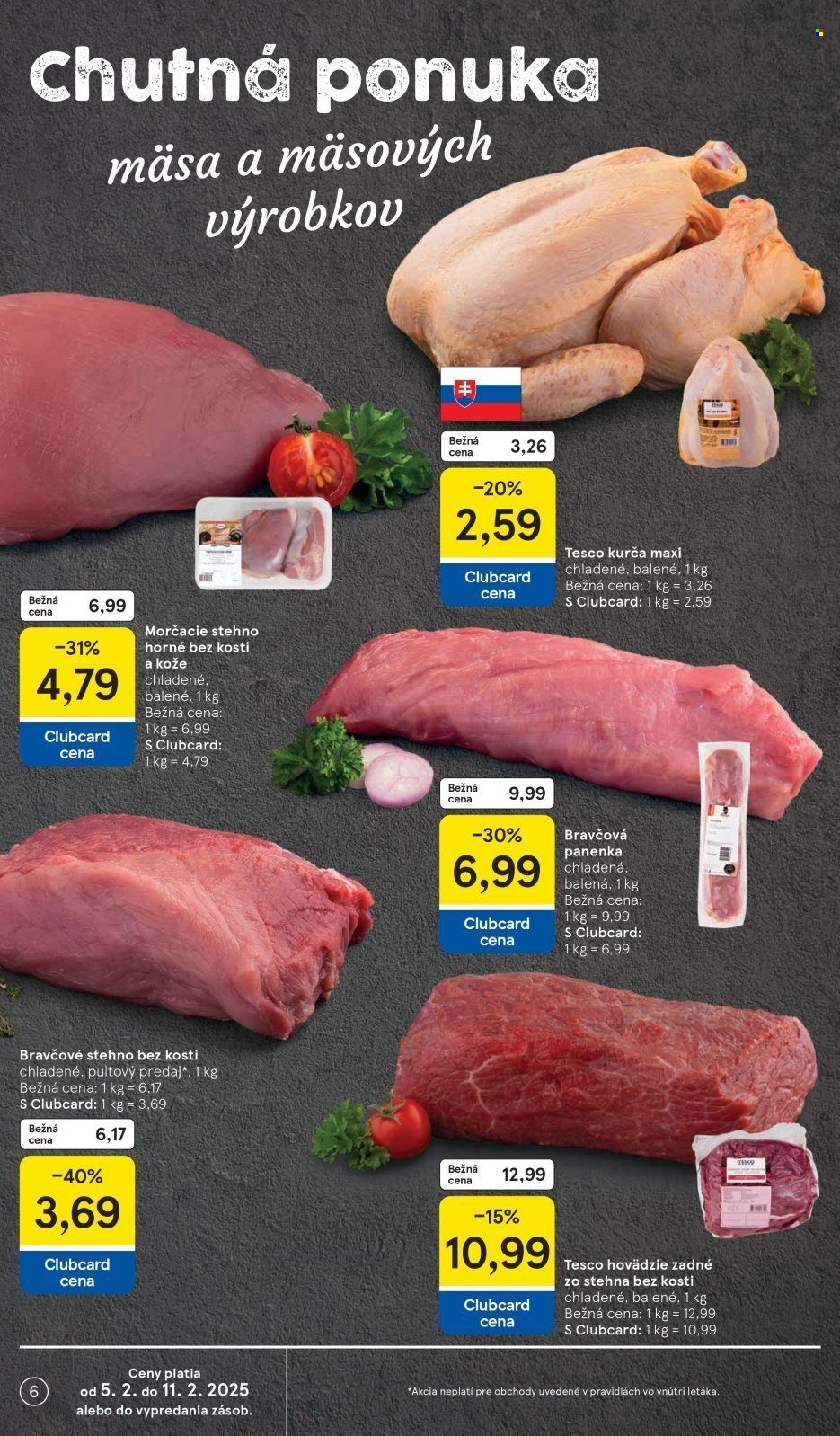 Leták TESCO - 5.2.2025 - 11.2.2025. Strana 6