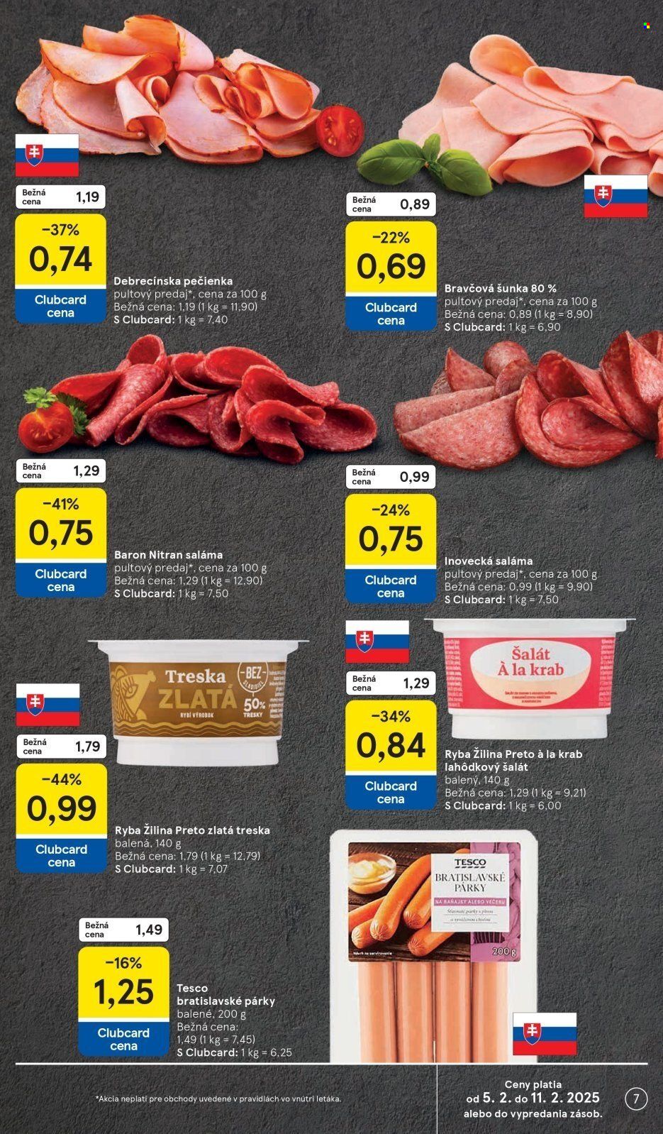 Leták TESCO - 5.2.2025 - 11.2.2025. Strana 7
