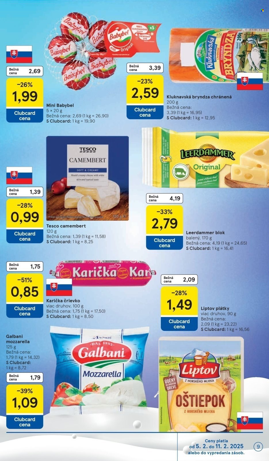 Leták TESCO - 5.2.2025 - 11.2.2025. Strana 9