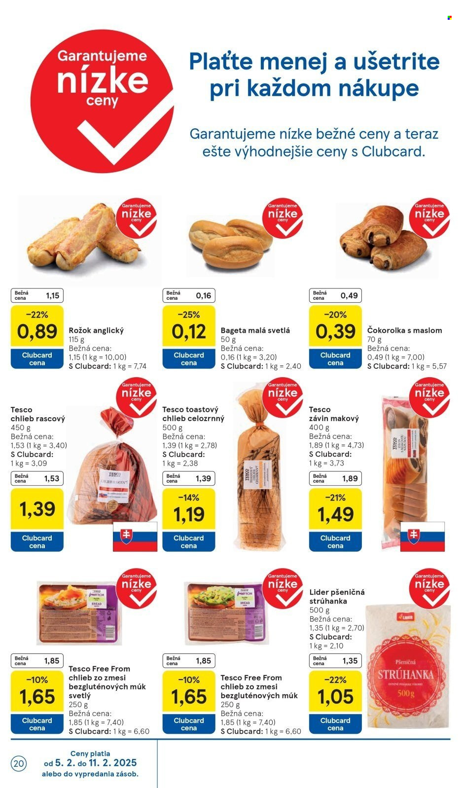 Leták TESCO - 5.2.2025 - 11.2.2025. Strana 20
