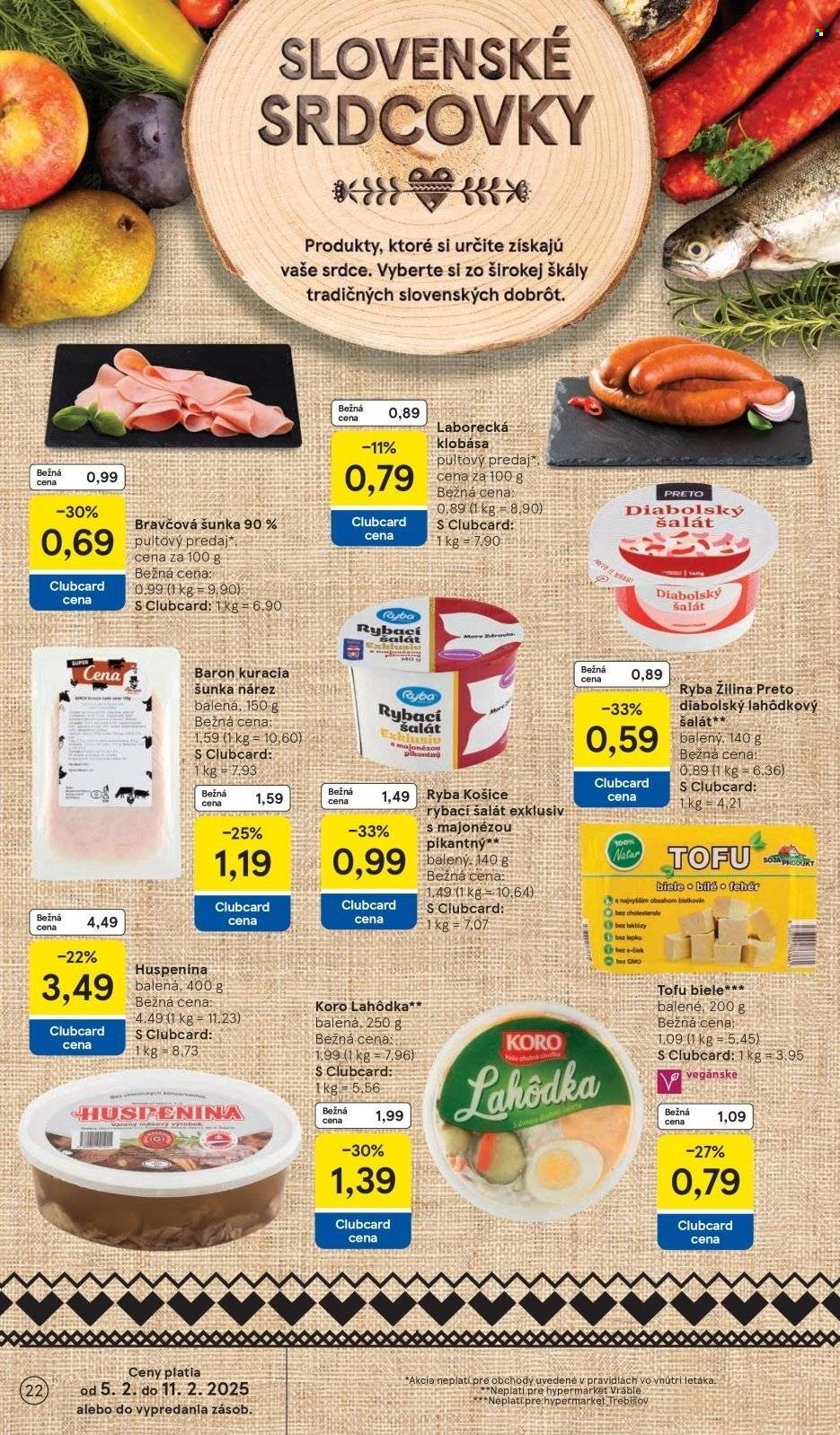 Leták TESCO - 5.2.2025 - 11.2.2025. Strana 22