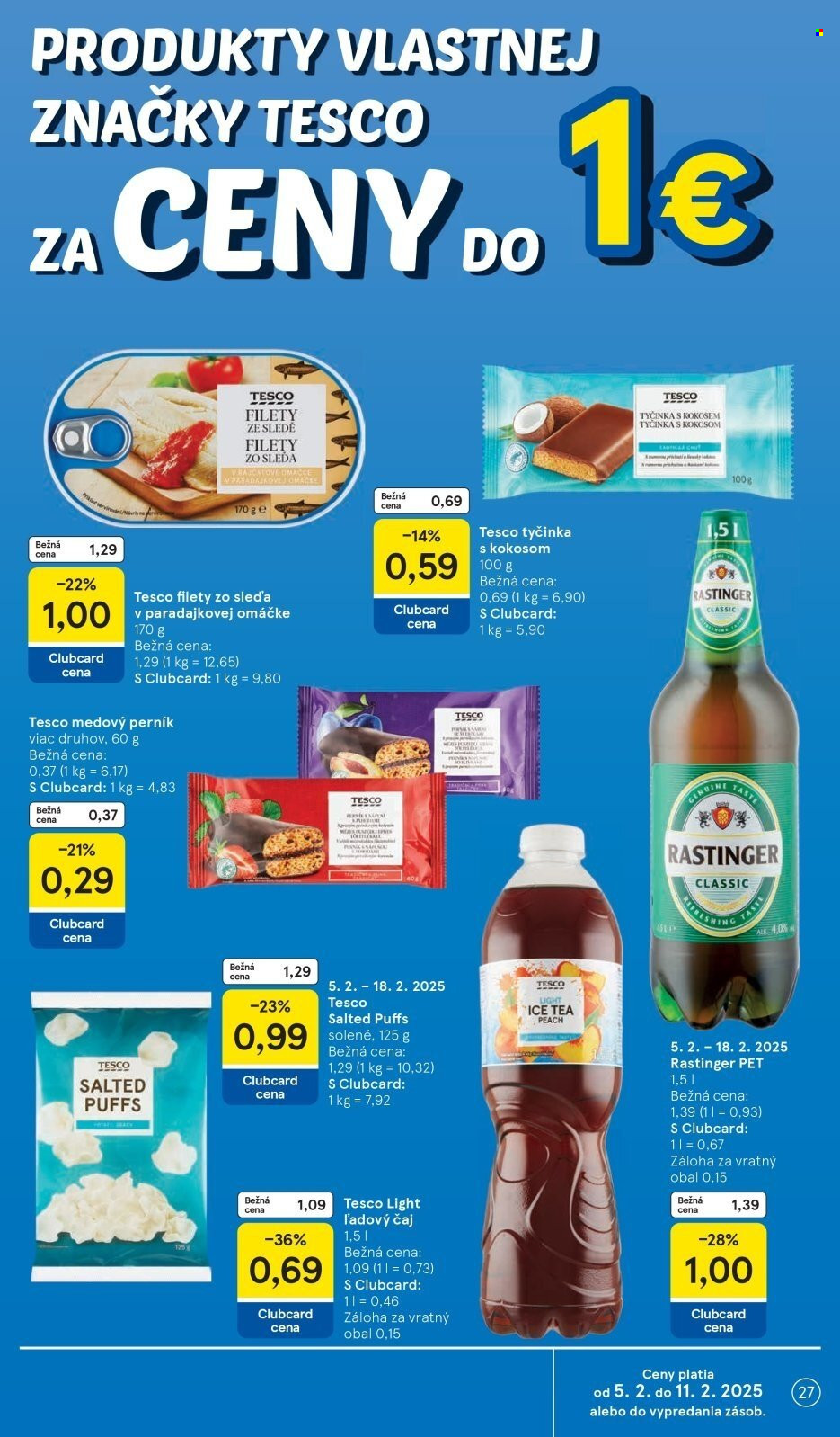 Leták TESCO - 5.2.2025 - 11.2.2025. Strana 27
