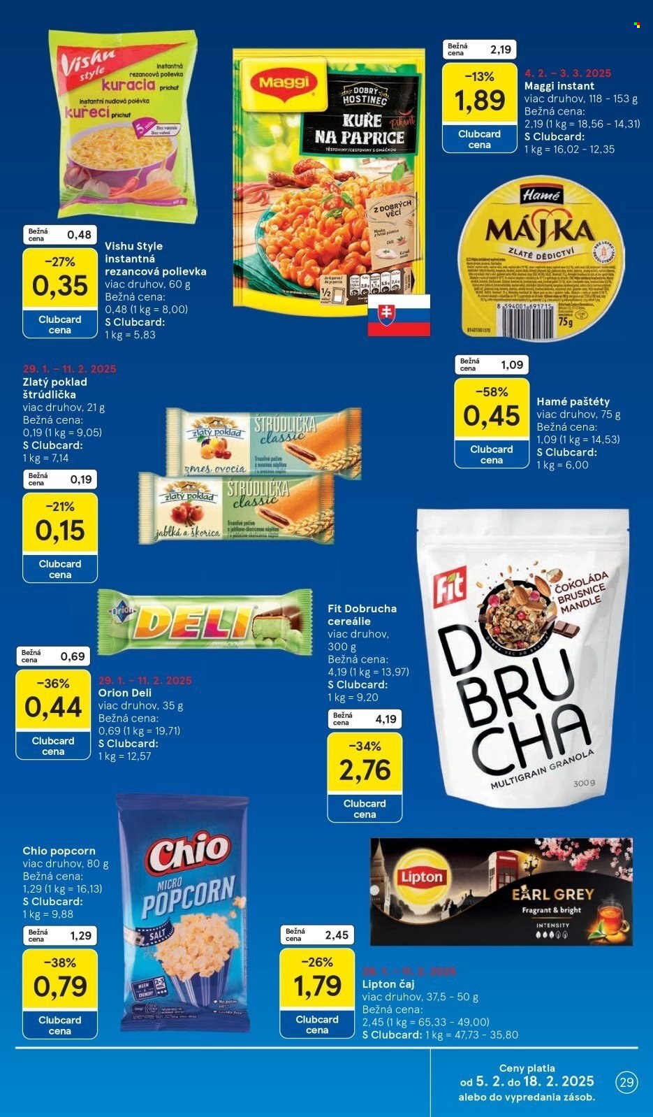 Leták TESCO - 5.2.2025 - 11.2.2025. Strana 29