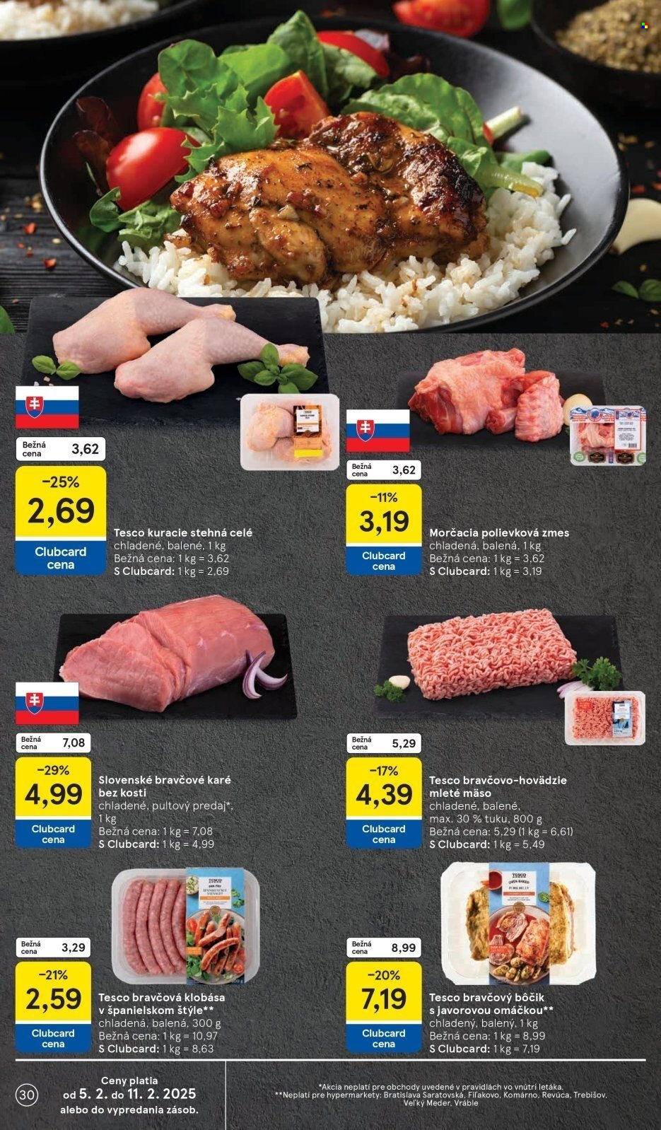 Leták TESCO - 5.2.2025 - 11.2.2025. Strana 30