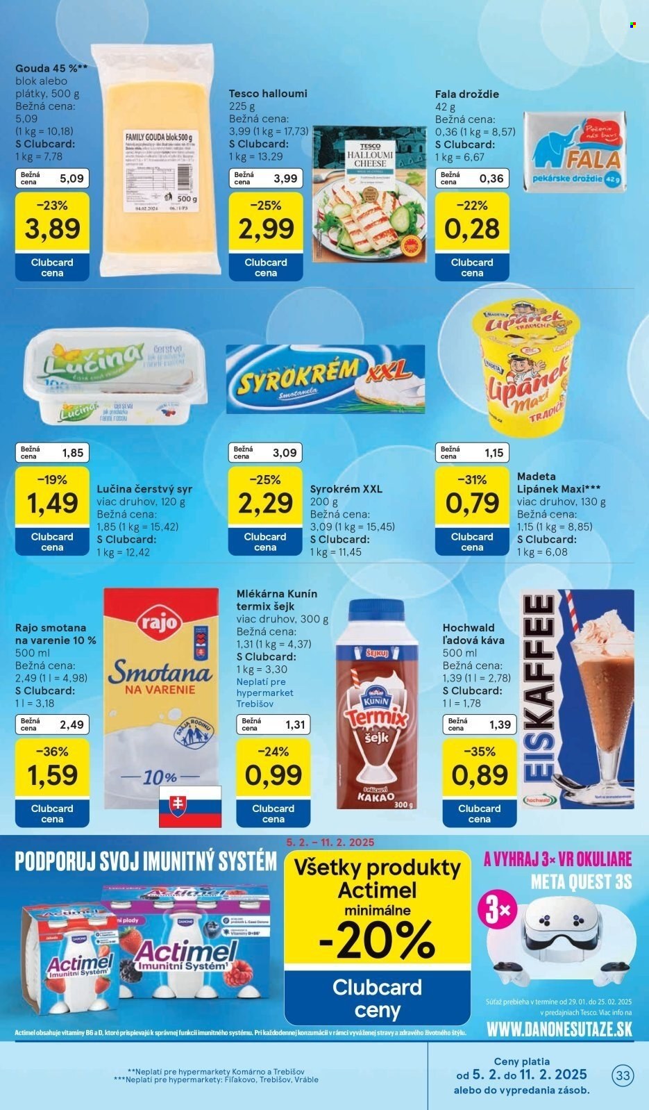 Leták TESCO - 5.2.2025 - 11.2.2025. Strana 33