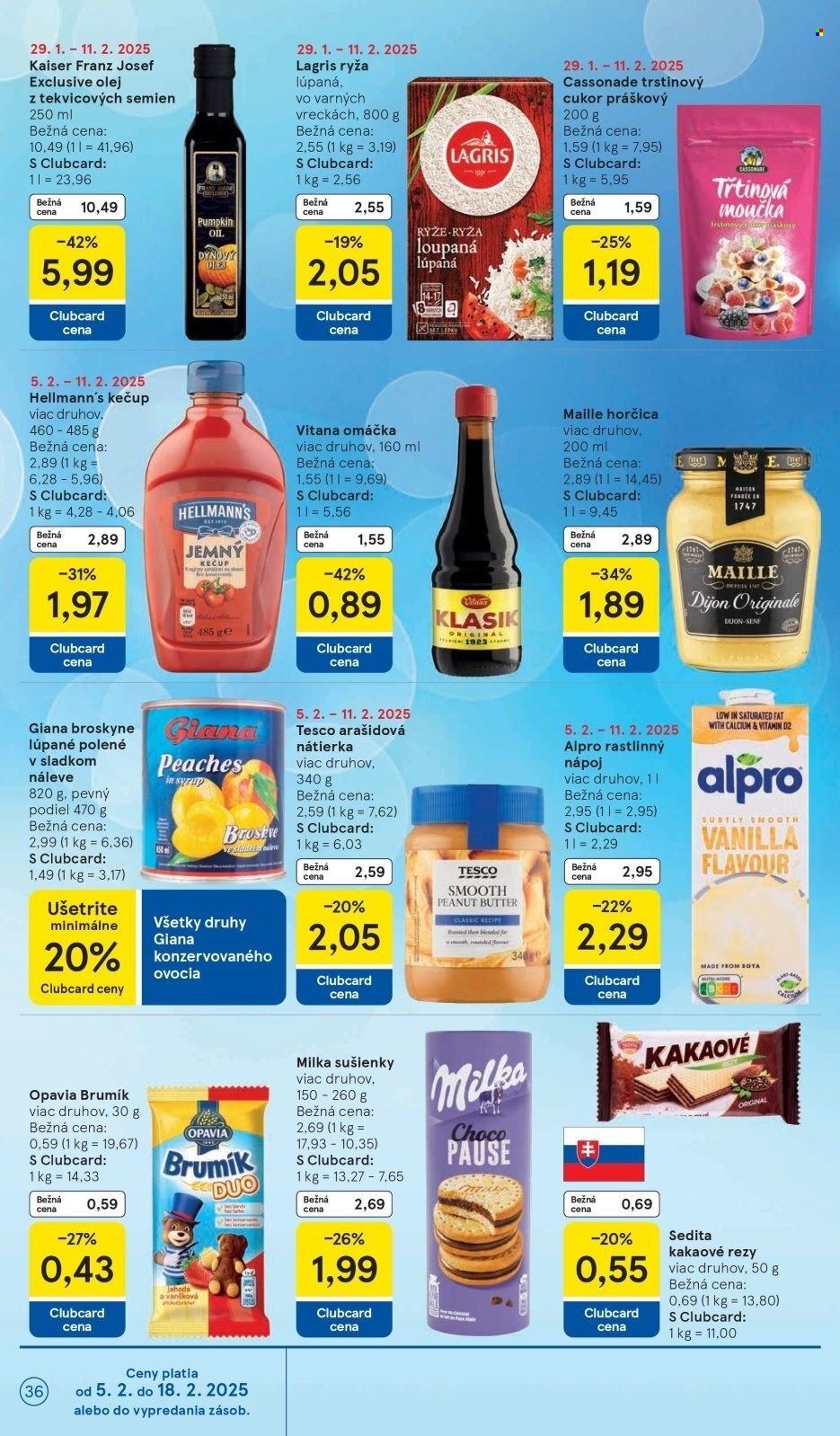 Leták TESCO - 5.2.2025 - 11.2.2025. Strana 36