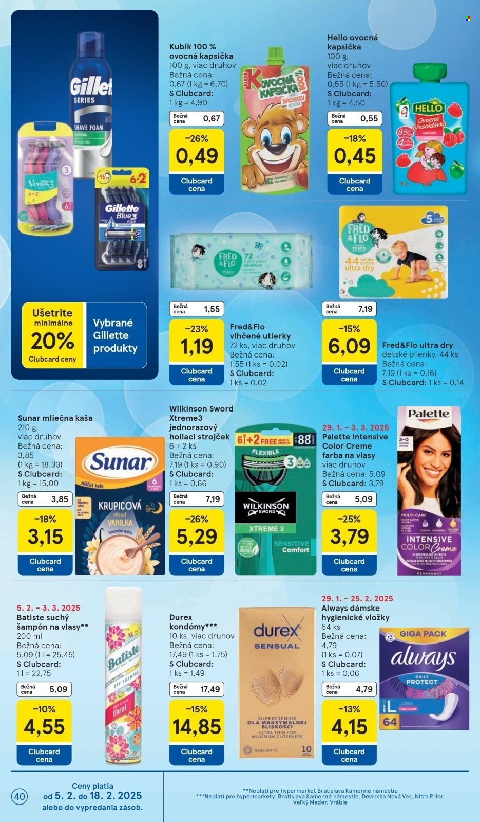 Leták TESCO - 5.2.2025 - 11.2.2025. Strana 40