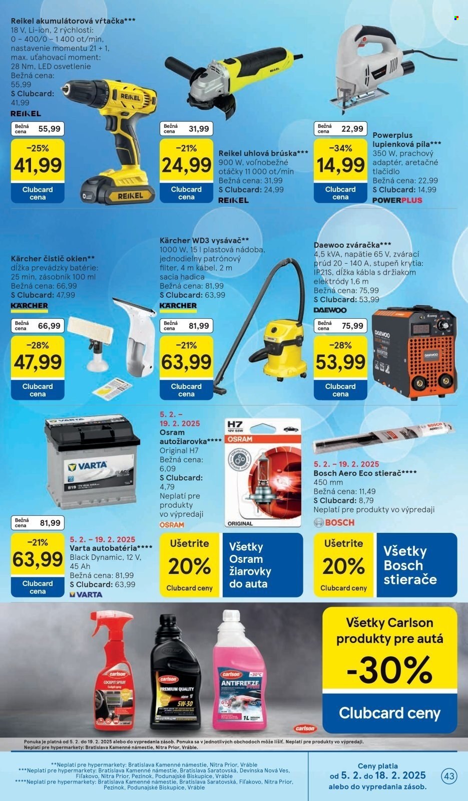 Leták TESCO - 5.2.2025 - 11.2.2025. Strana 43