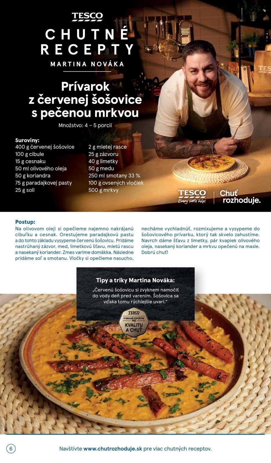 Leták TESCO supermarket - 5.2.2025 - 11.2.2025. Strana 6