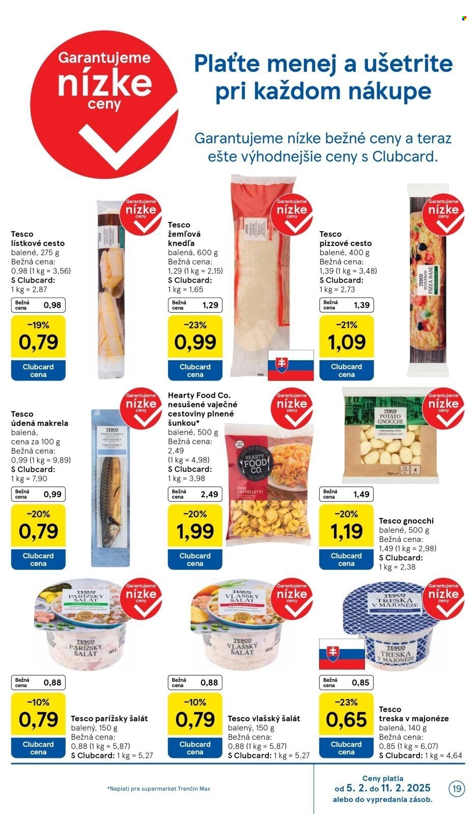 Leták TESCO supermarket - 5.2.2025 - 11.2.2025. Strana 19