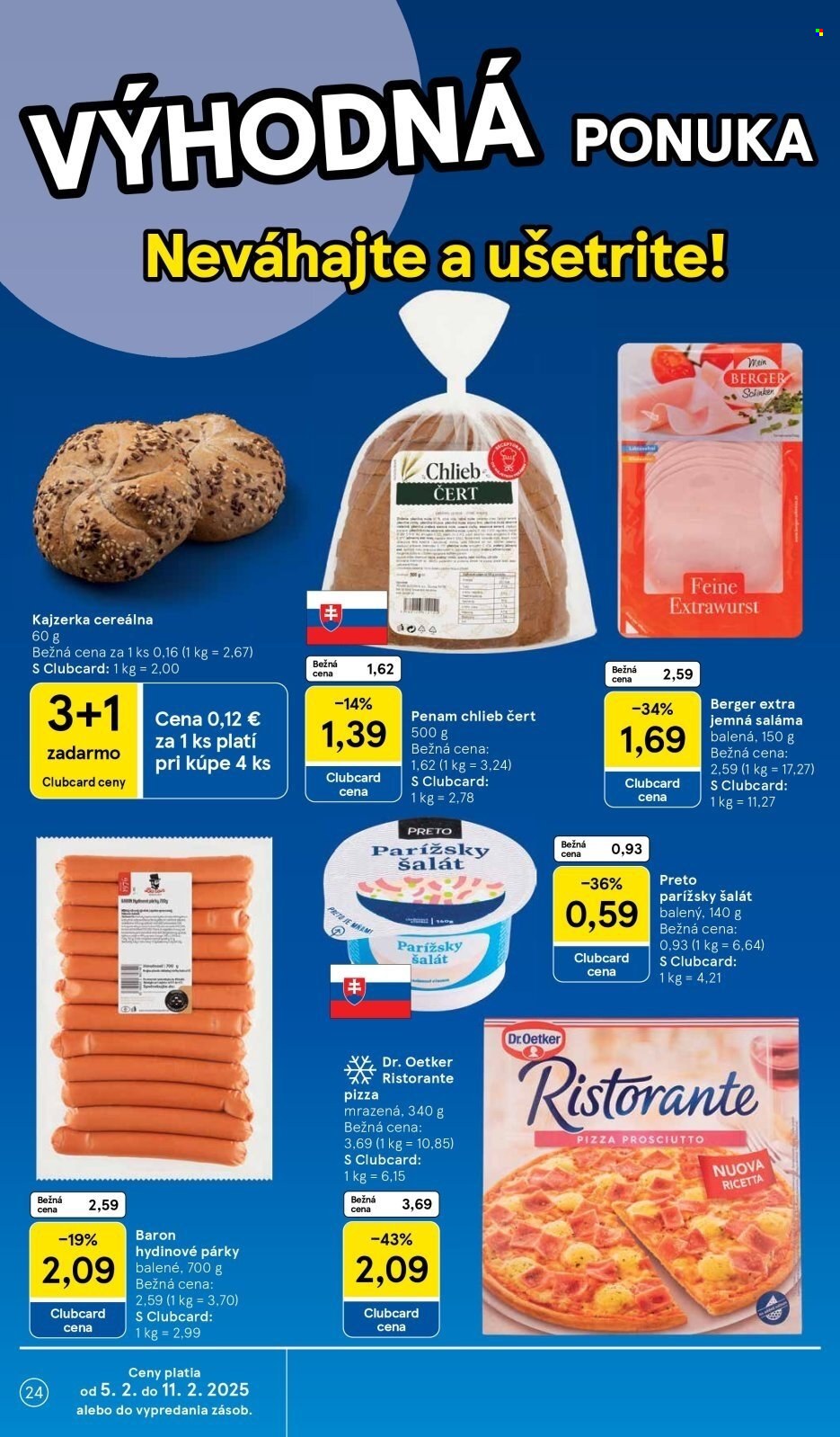 Leták TESCO supermarket - 5.2.2025 - 11.2.2025. Strana 24