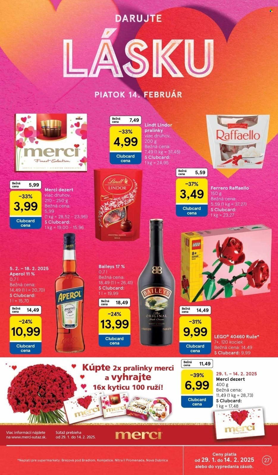 Leták TESCO supermarket - 5.2.2025 - 11.2.2025. Strana 27