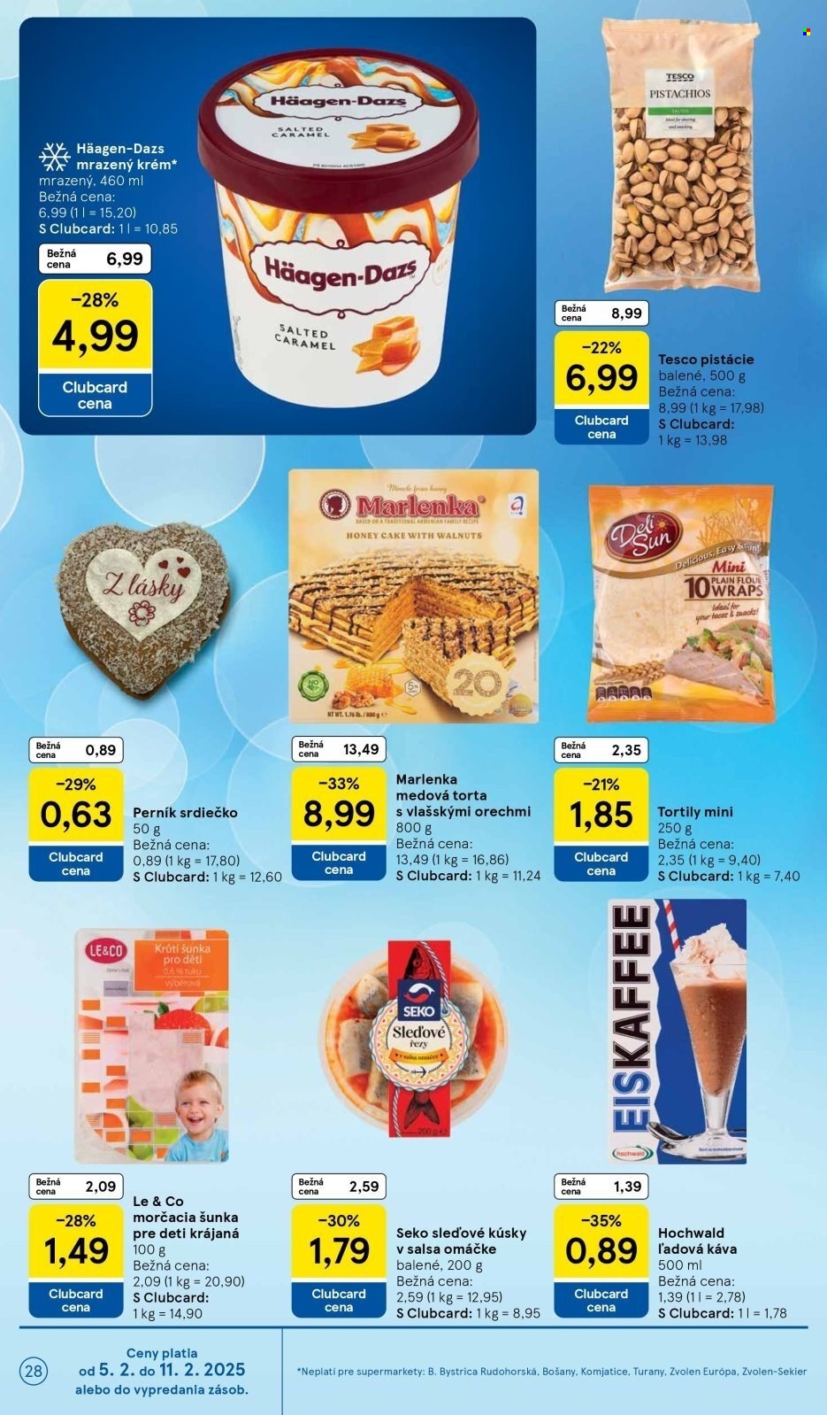 Leták TESCO supermarket - 5.2.2025 - 11.2.2025. Strana 28