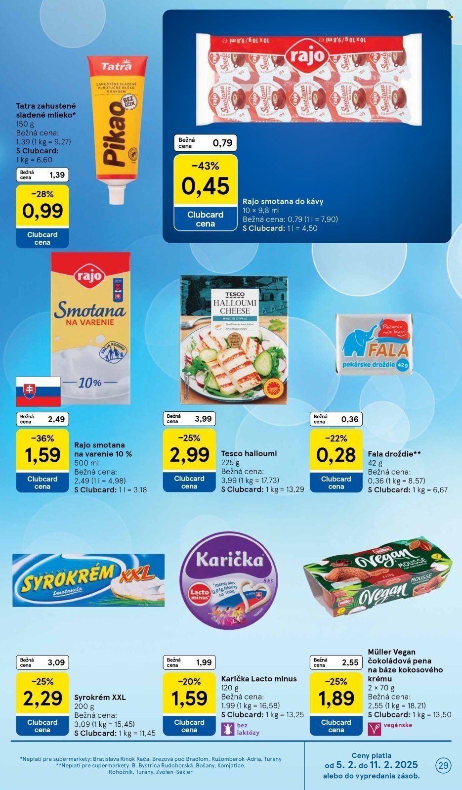 Leták TESCO supermarket - 5.2.2025 - 11.2.2025. Strana 29