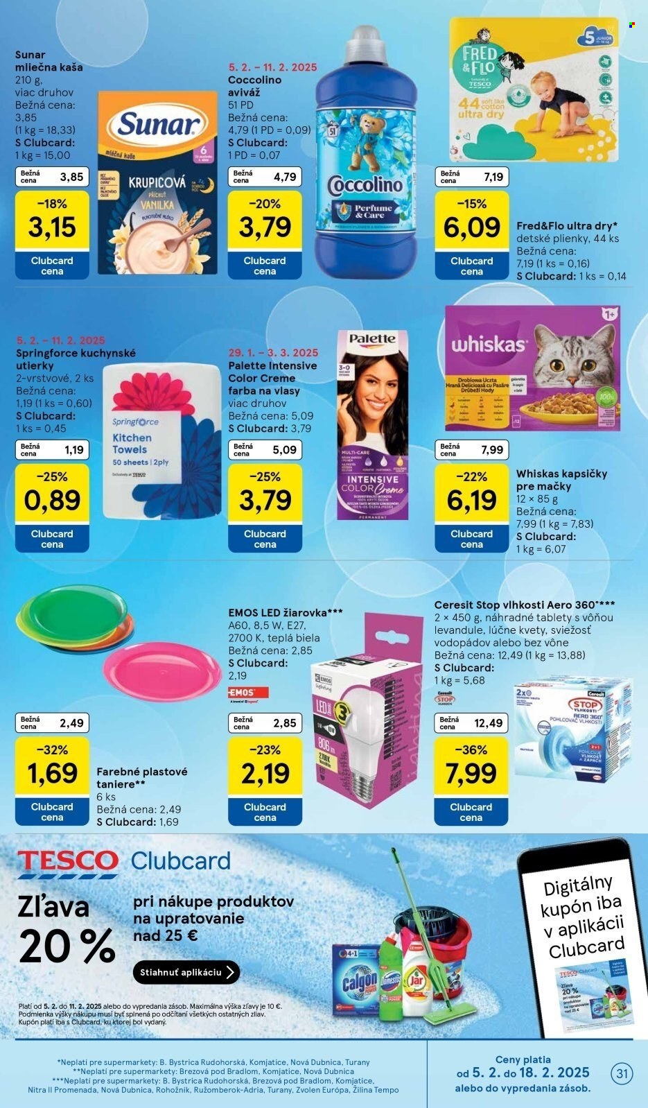 Leták TESCO supermarket - 5.2.2025 - 11.2.2025. Strana 31