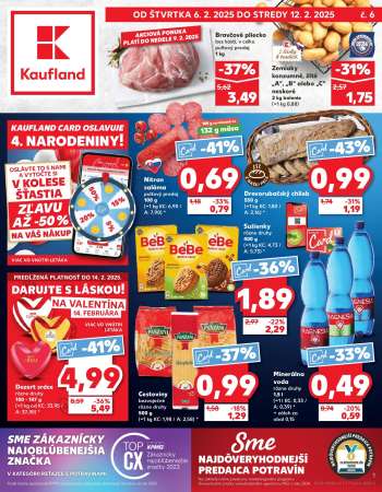 Leták Kaufland - 6.2.2025 - 12.2.2025.