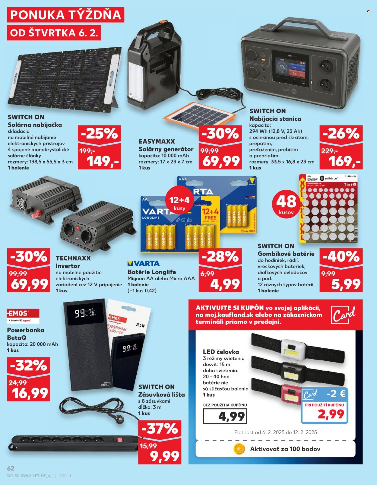 Leták Kaufland - 6.2.2025 - 12.2.2025. Strana 62