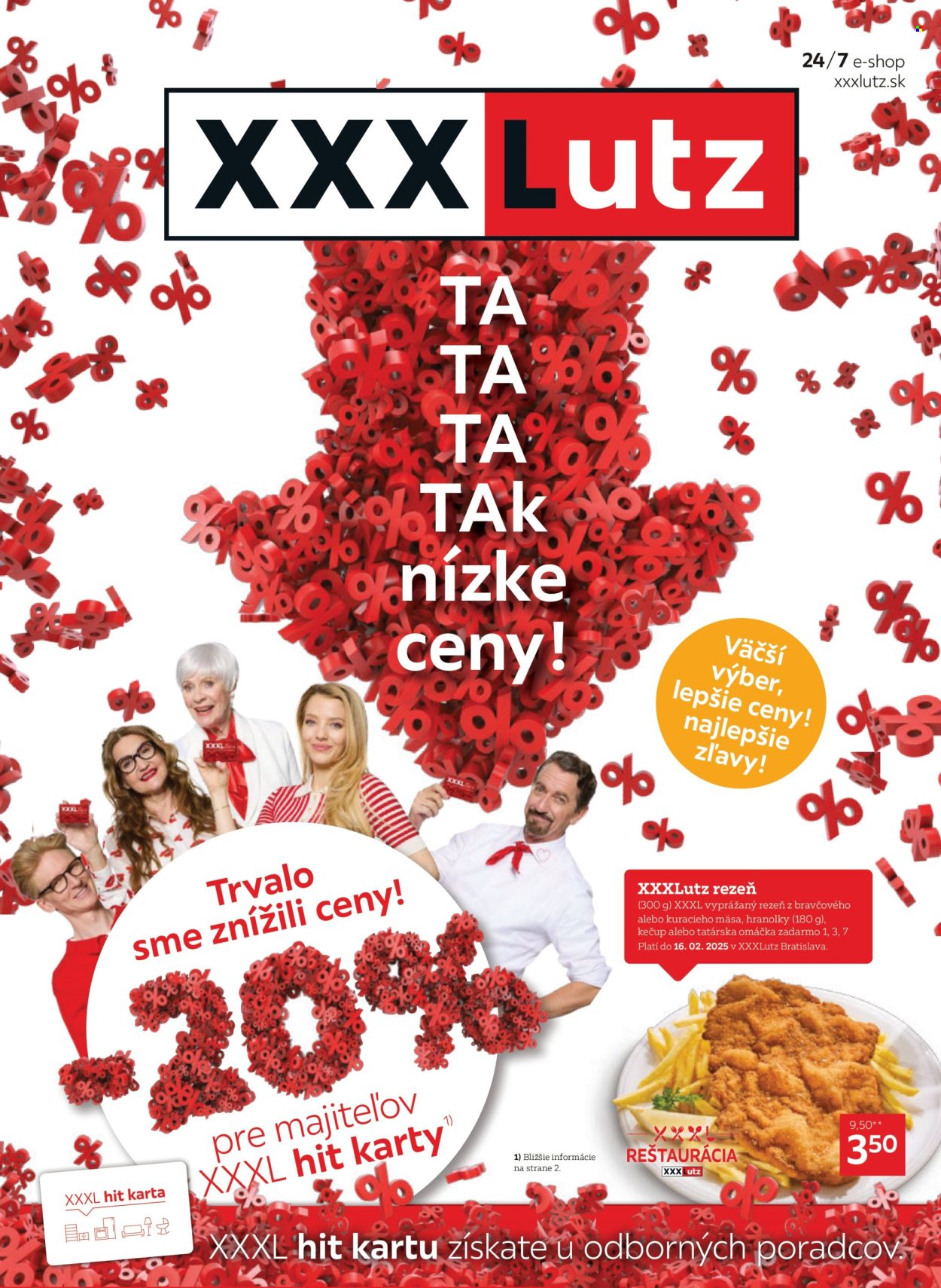 Leták XXXLutz - 3.2.2025 - 16.2.2025. Strana 1