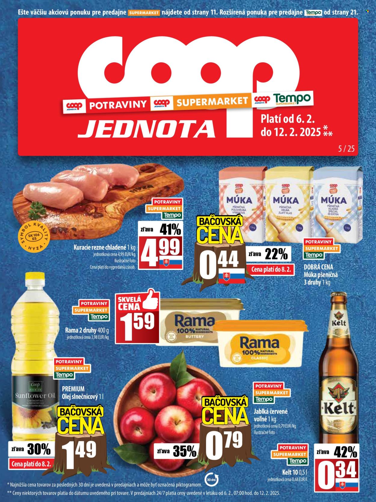 Leták COOP Jednota - 6.2.2025 - 12.2.2025. Strana 1