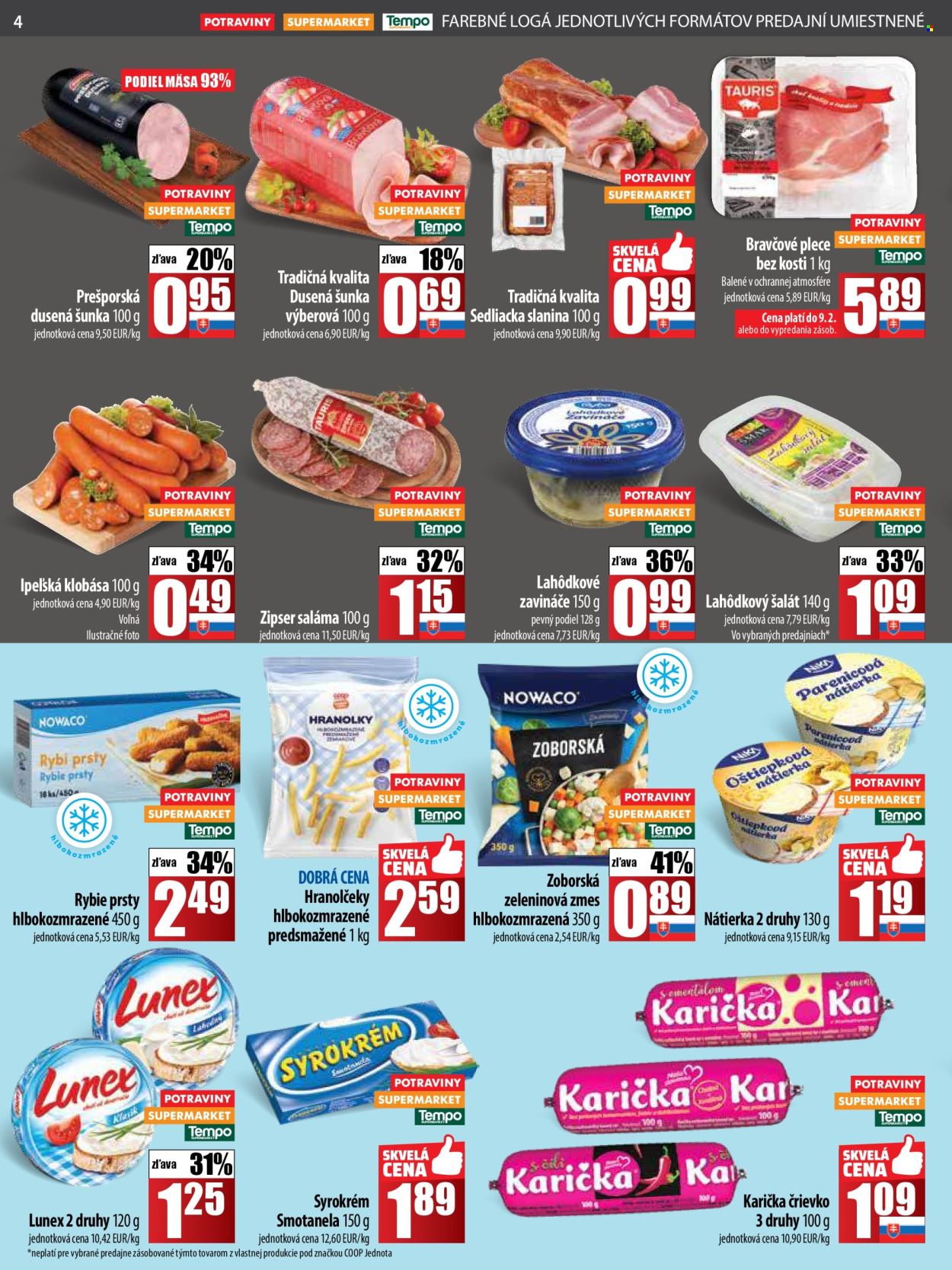 Leták COOP Jednota - 6.2.2025 - 12.2.2025. Strana 4