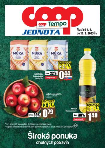 Leták COOP Jednota - 6.2.2025 - 12.2.2025.