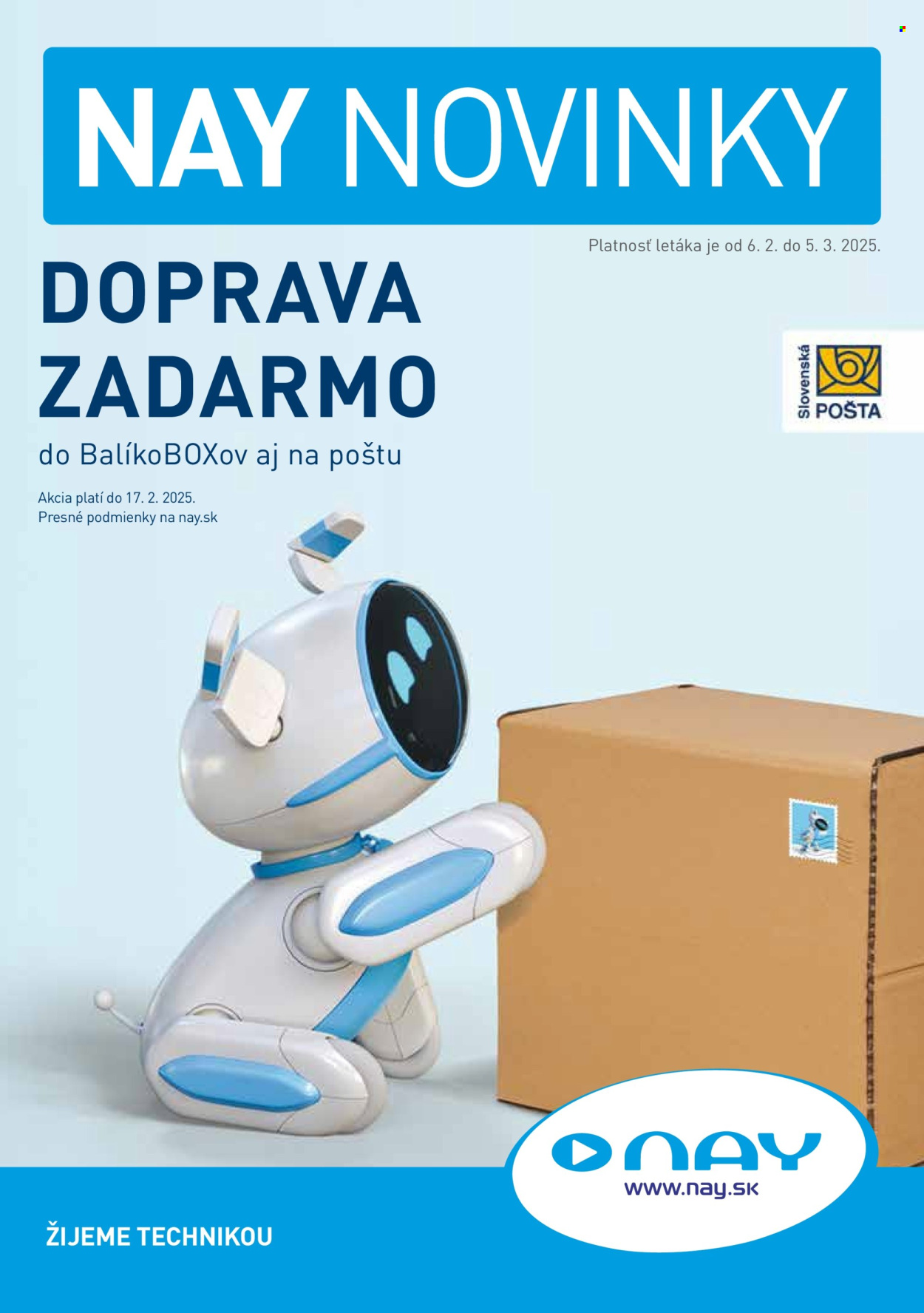 Leták NAY Elektrodom - 6.2.2025 - 5.3.2025. Strana 1