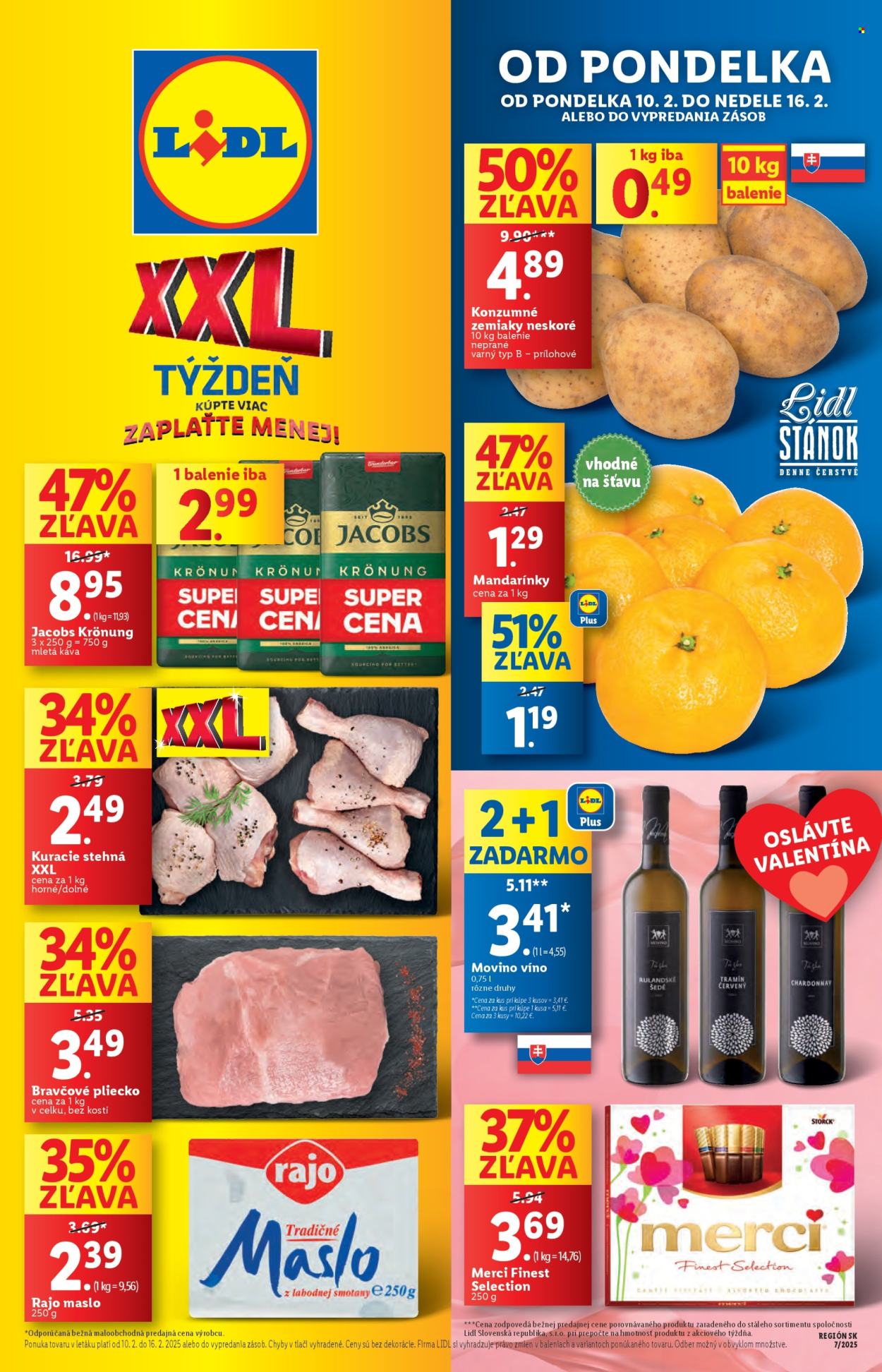 Leták Lidl - 10.2.2025 - 16.2.2025. Strana 1