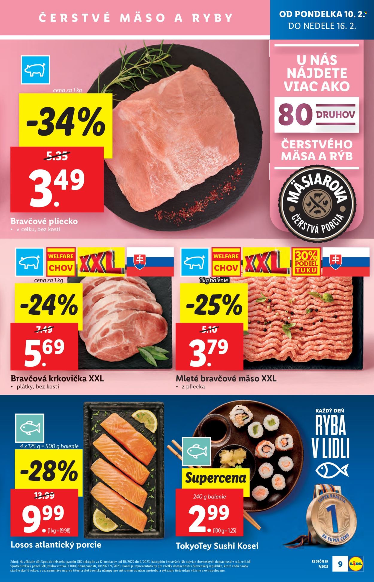 Leták Lidl - 10.2.2025 - 16.2.2025. Strana 9