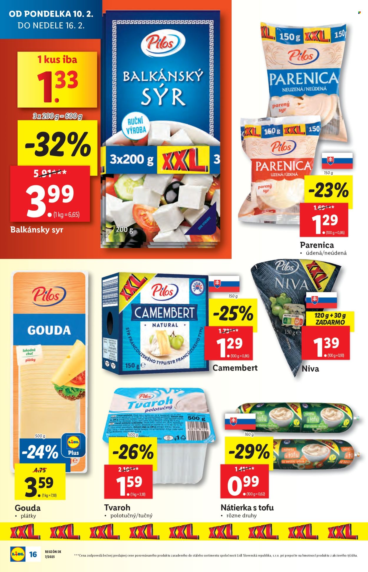 Leták Lidl - 10.2.2025 - 16.2.2025. Strana 16