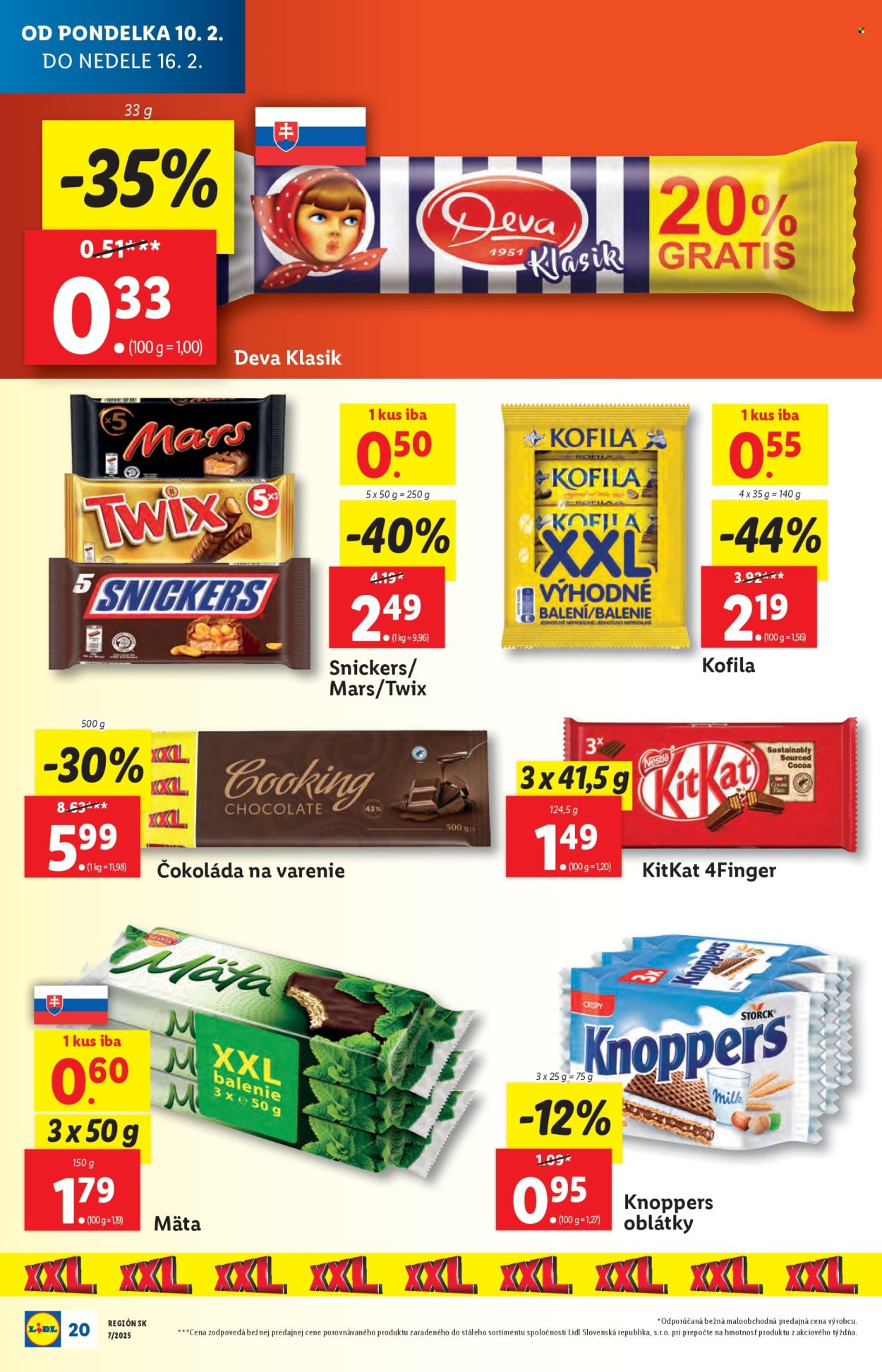 Leták Lidl - 10.2.2025 - 16.2.2025. Strana 20