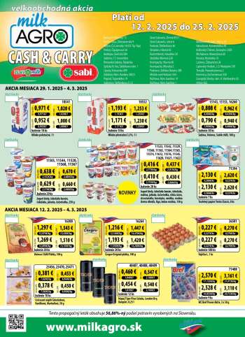 Leták Milk AGRO - 12.2.2025 - 25.2.2025.