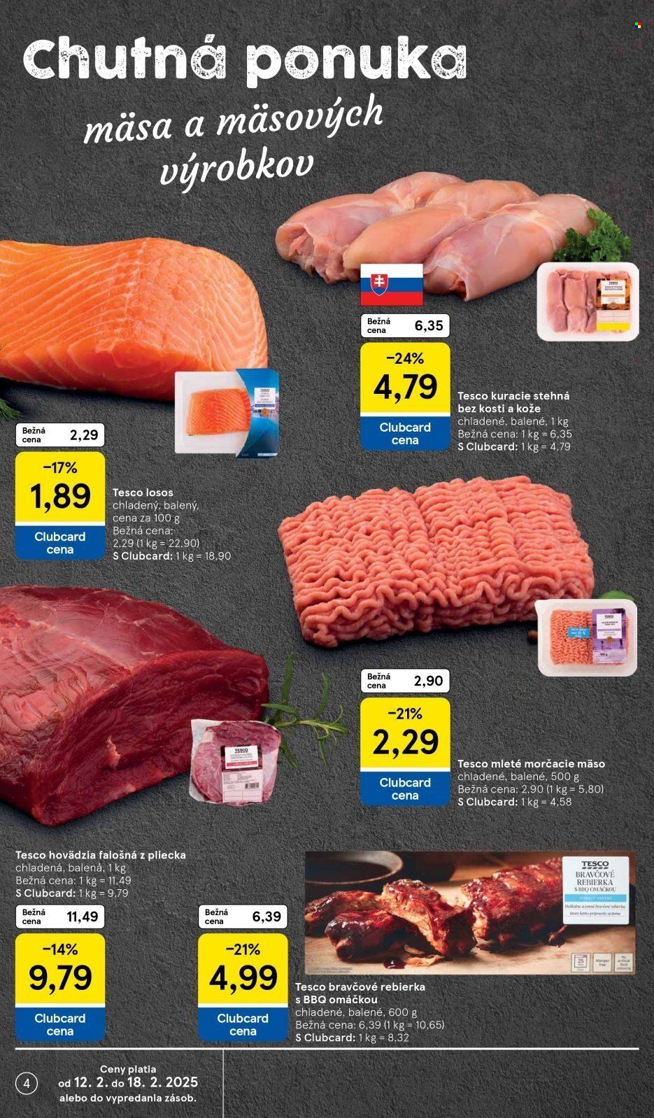 Leták TESCO supermarket - 12.2.2025 - 18.2.2025. Strana 4