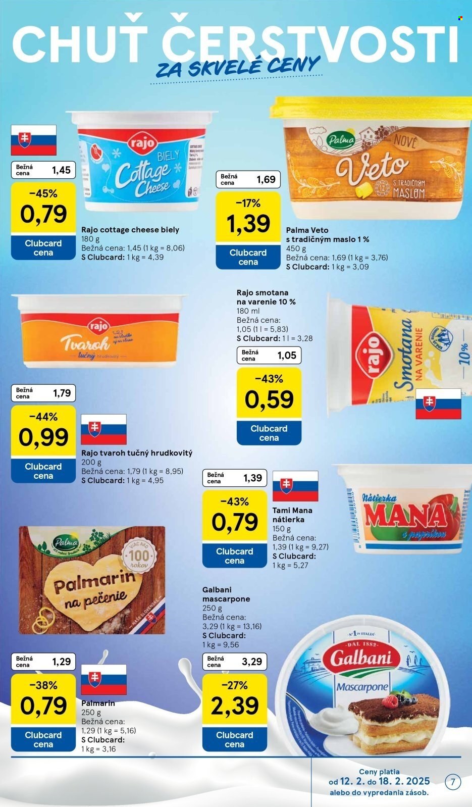 Leták TESCO supermarket - 12.2.2025 - 18.2.2025. Strana 7