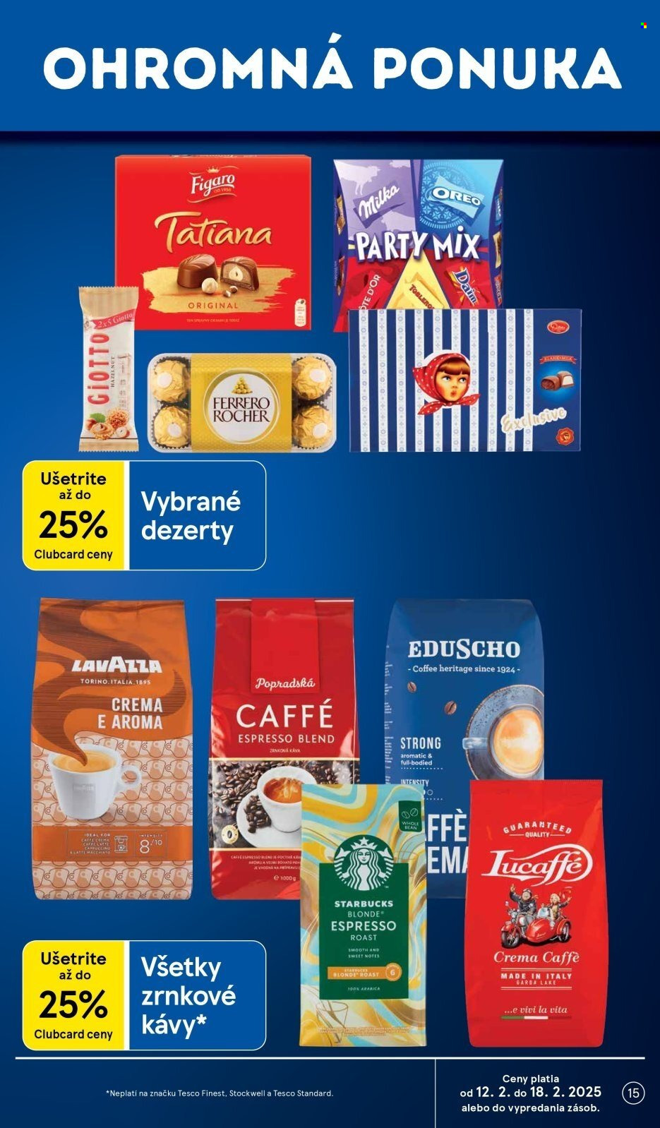 Leták TESCO supermarket - 12.2.2025 - 18.2.2025. Strana 15