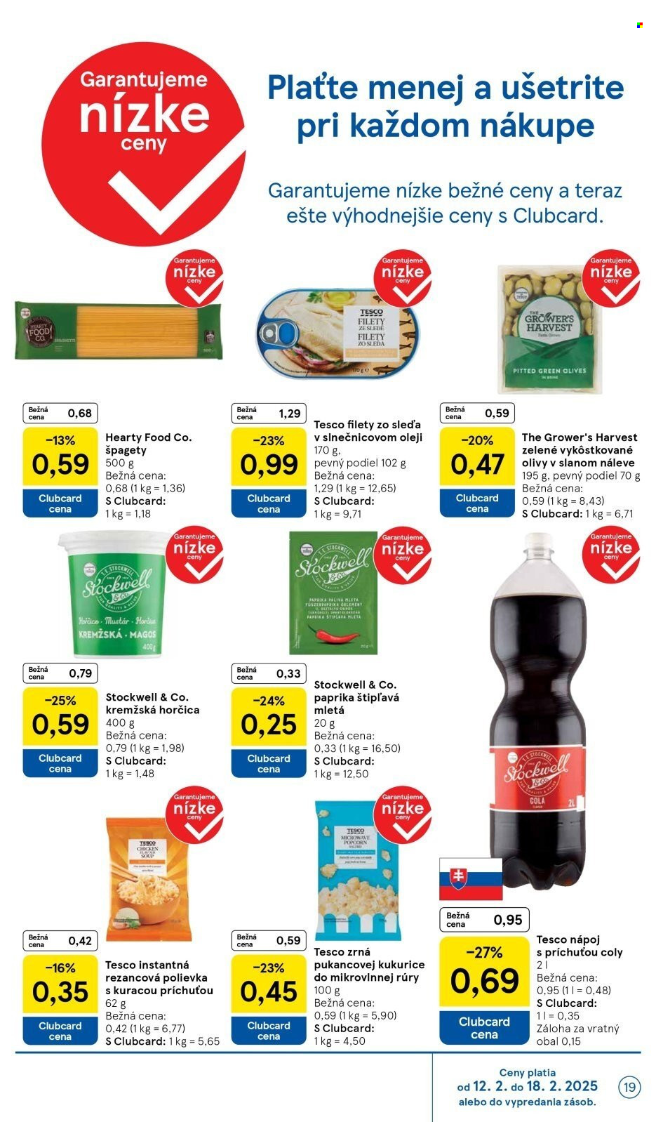 Leták TESCO supermarket - 12.2.2025 - 18.2.2025. Strana 19