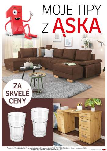 Leták Asko Nábytok.