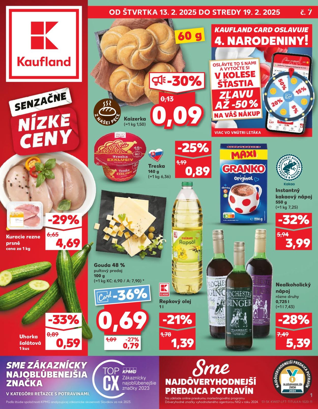 Leták Kaufland - 13.2.2025 - 19.2.2025. Strana 1