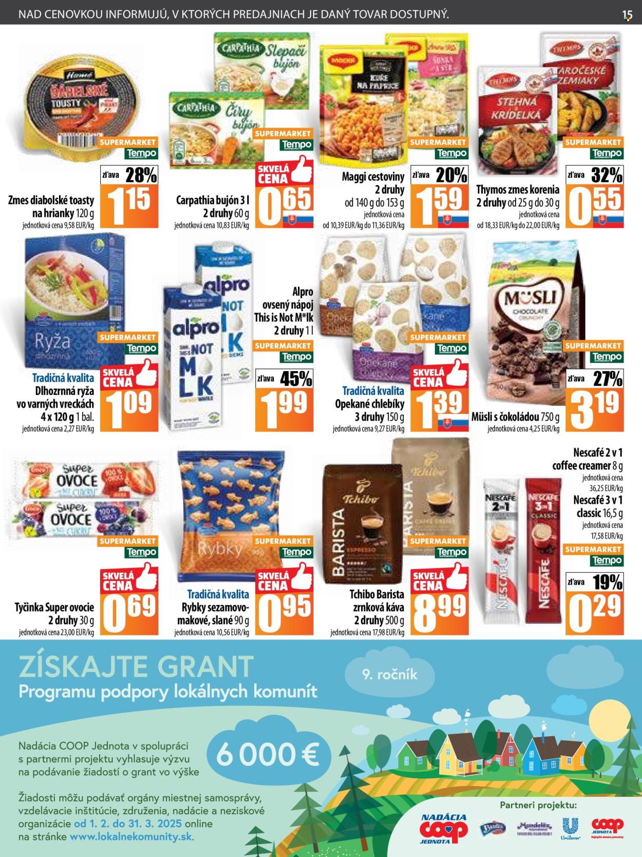 Leták COOP Jednota - 13.2.2025 - 19.2.2025. Strana 15