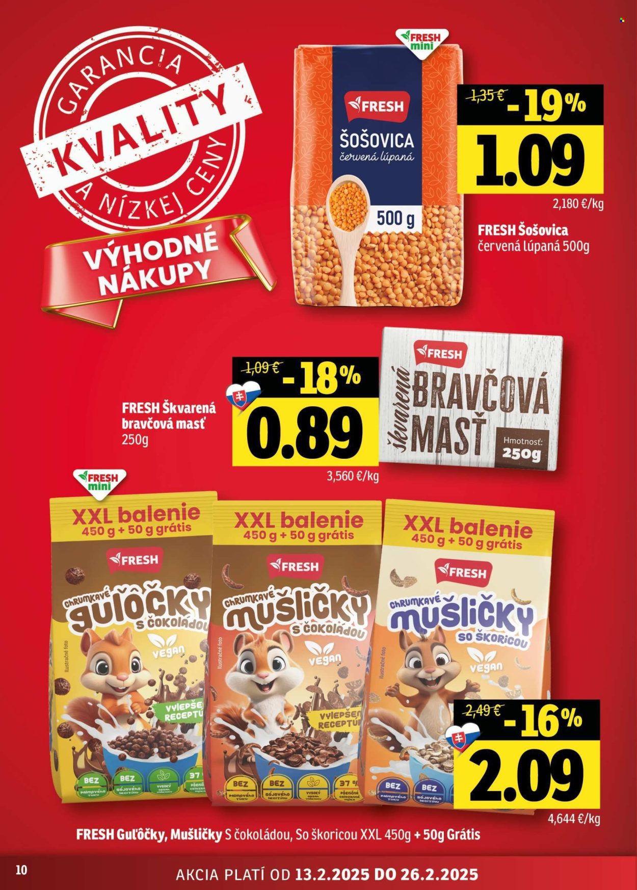 Leták FRESH - 13.2.2025 - 26.2.2025. Strana 10