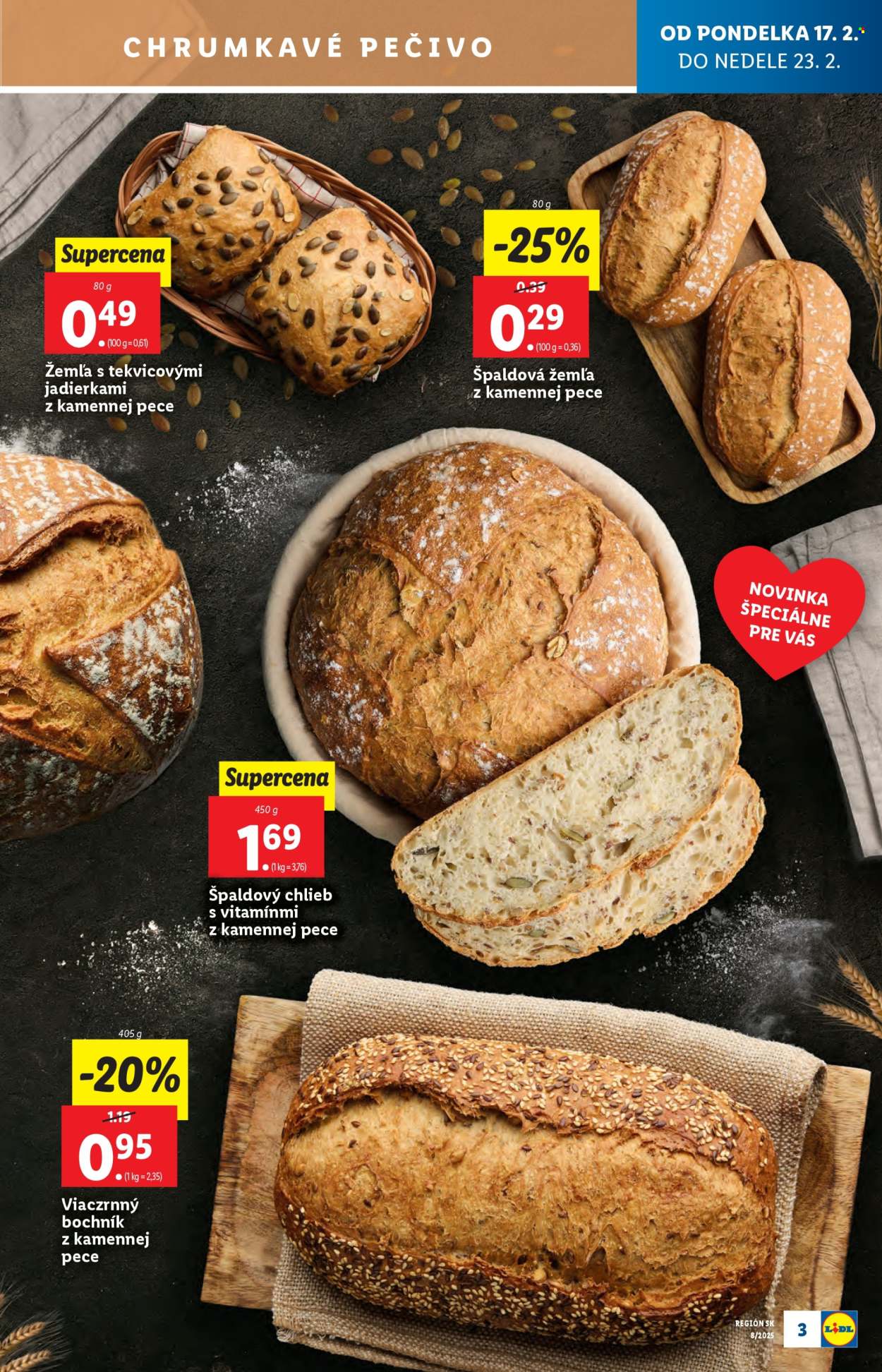Leták Lidl - 17.2.2025 - 23.2.2025. Strana 3