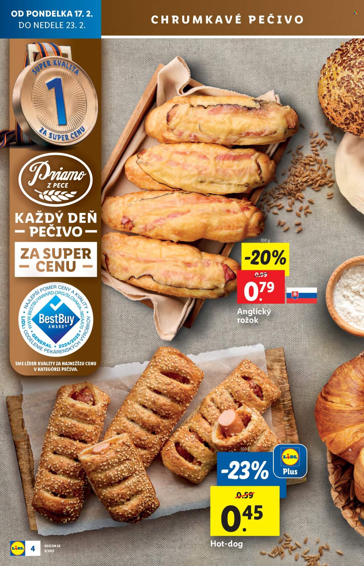 Leták Lidl - 17.2.2025 - 23.2.2025. Strana 4