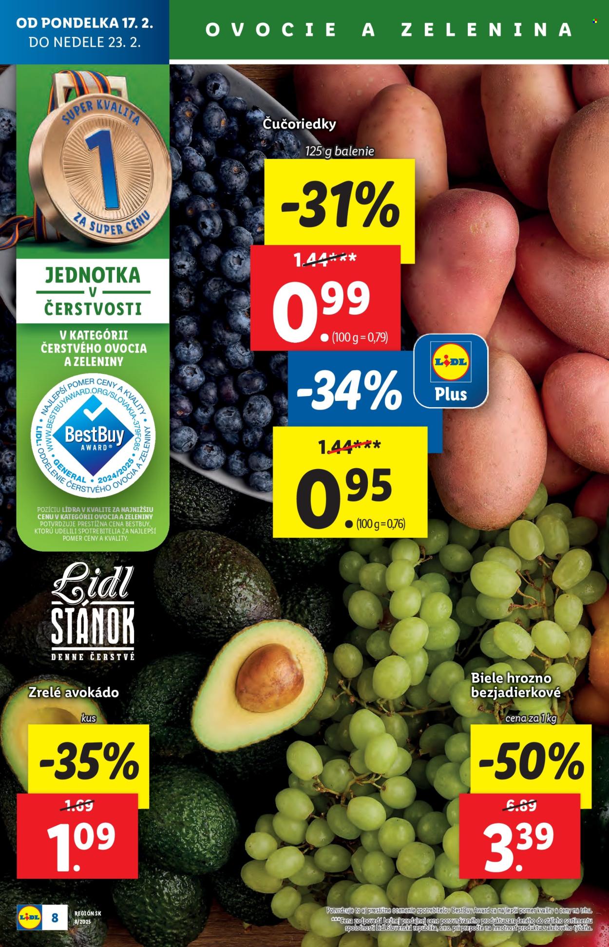 Leták Lidl - 17.2.2025 - 23.2.2025. Strana 8