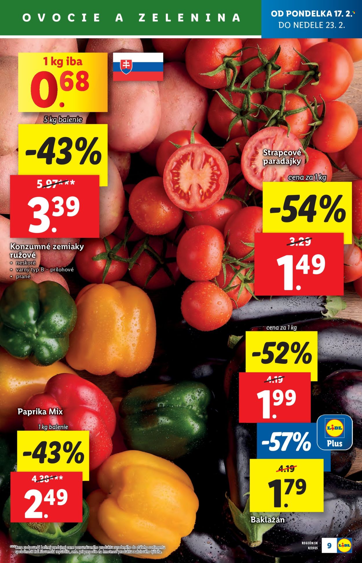 Leták Lidl - 17.2.2025 - 23.2.2025. Strana 9