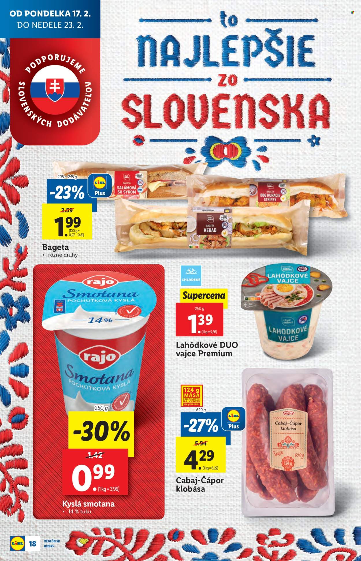 Leták Lidl - 17.2.2025 - 23.2.2025. Strana 18