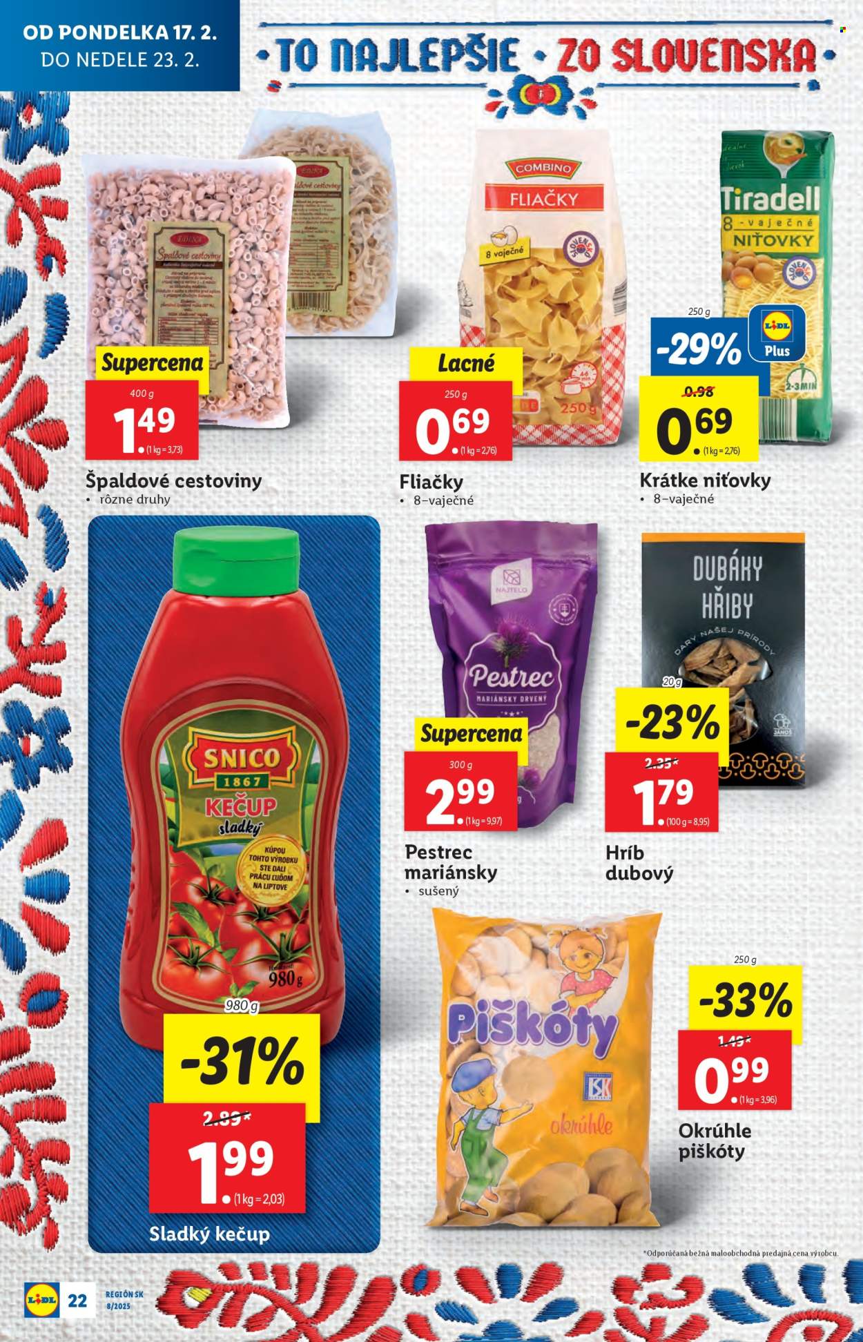 Leták Lidl - 17.2.2025 - 23.2.2025. Strana 22